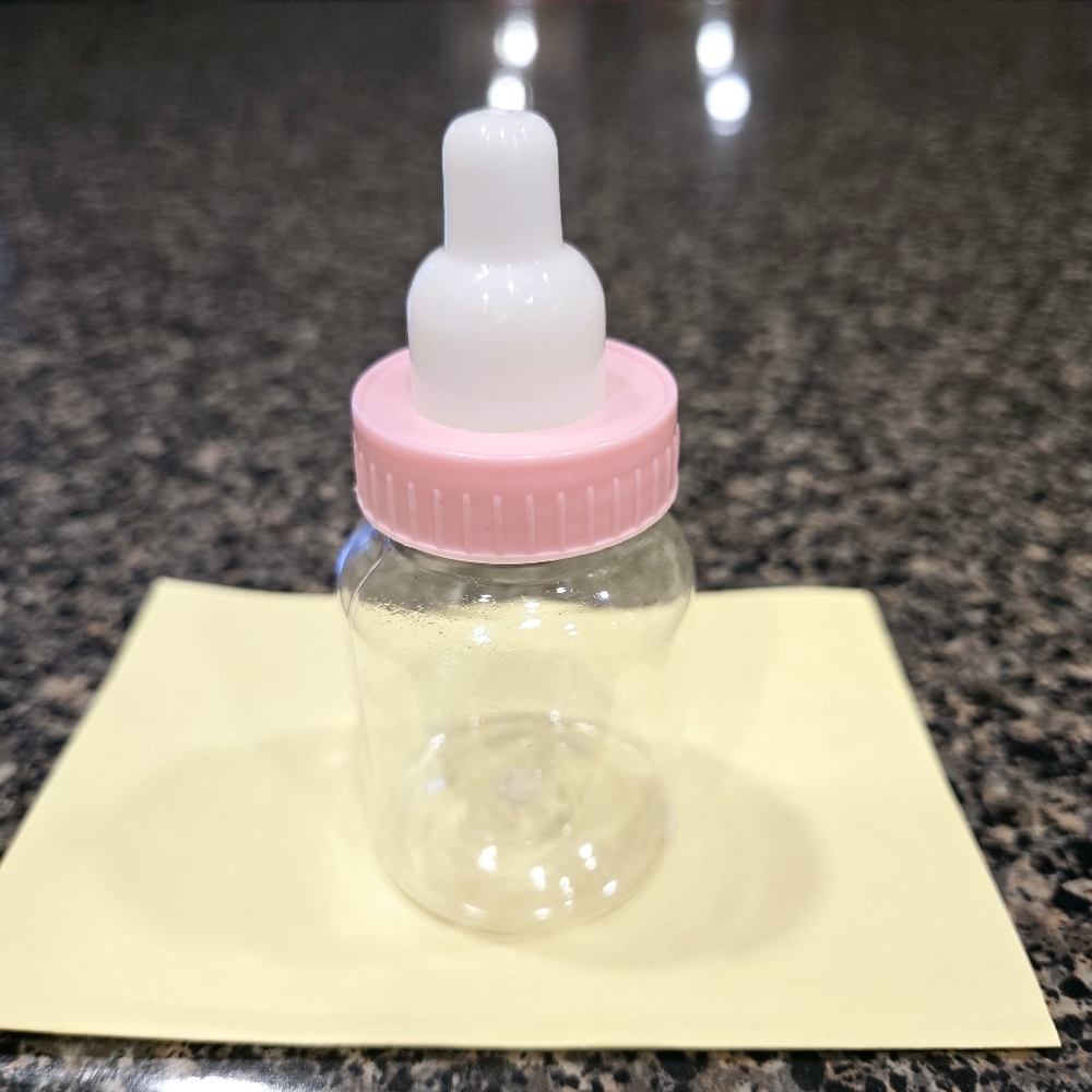 31 Pcs Plastic Baby Bottles for Baby Shower - Picture 4 of 6